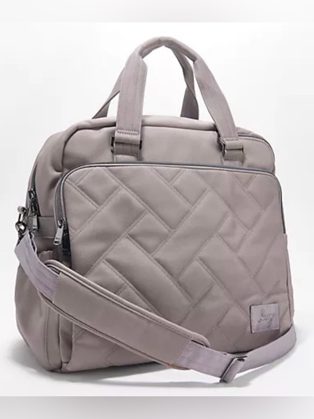 - Lug ⭐️RARE⭐️Boxer Matte Luxe Pearl with palms Vegan Leather